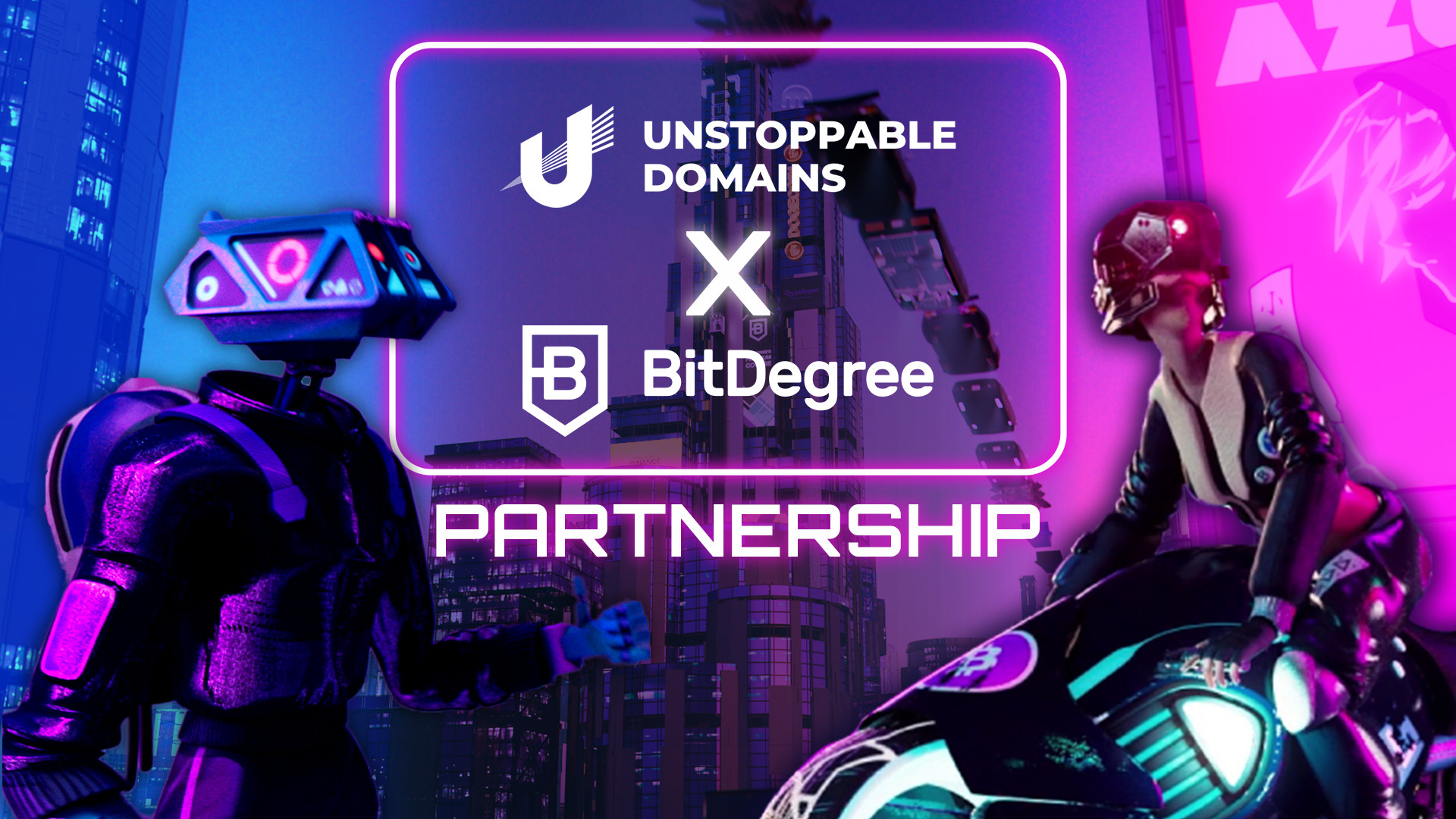 BitDegree and Unstoppable Domains Join Forces to Make Web3 More Accessible Than Ever cover image